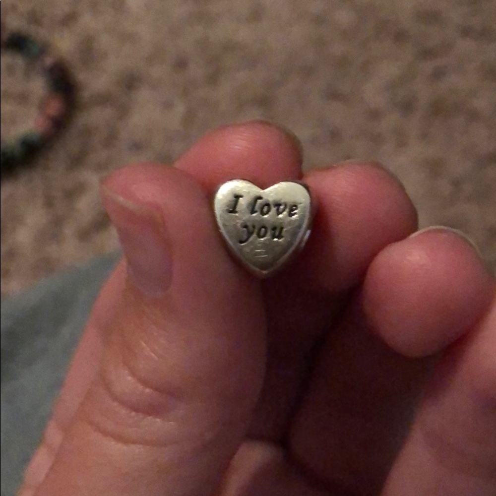 Pandora I love you charm